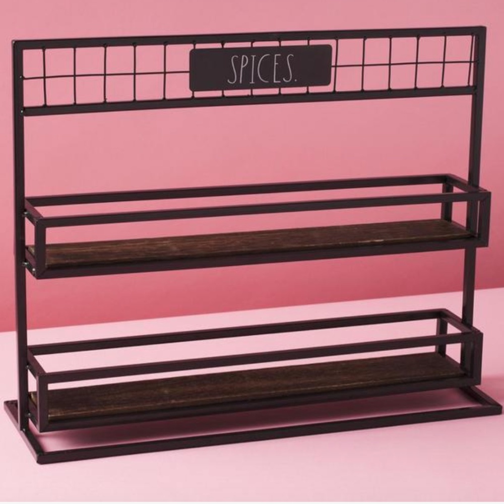 Two-Tier Spice Rack | Rae Dunn | New